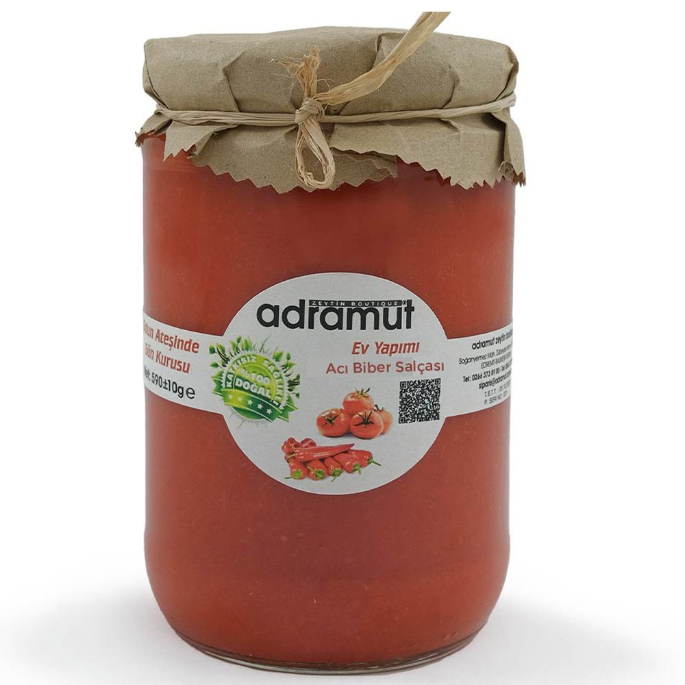 EV TİPİ ACI BİBER SALÇASI 650 GR
