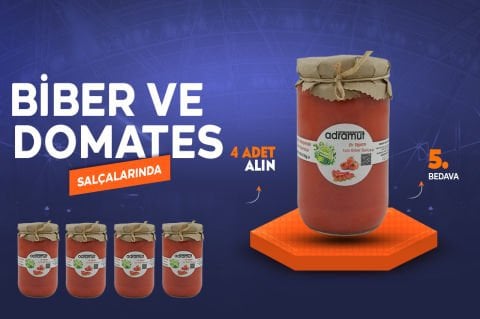 Biber ve Domates Salçalarında 4 Adet Alın 5.si Bedava
