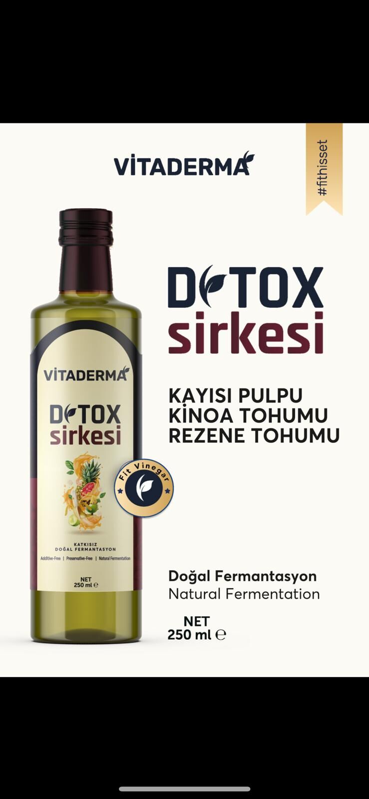 VİTADERMA DETOX SİRKESİ